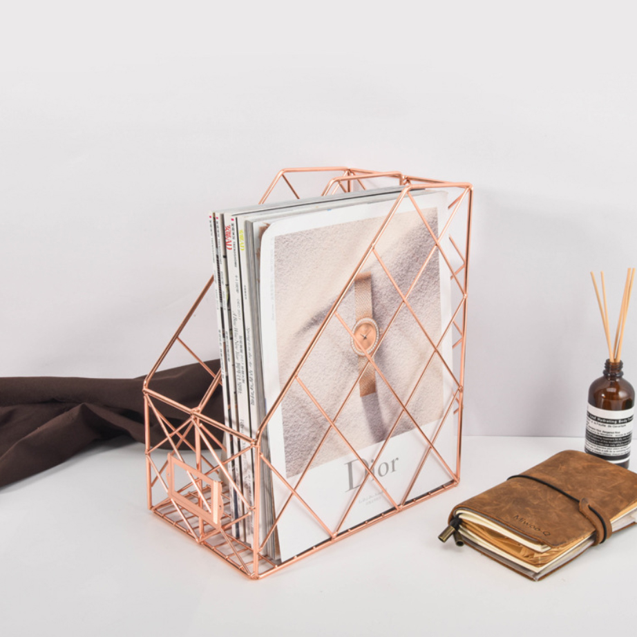 Купить Лоток для документов вертикальный двухъярусный-Rose Gold в ...